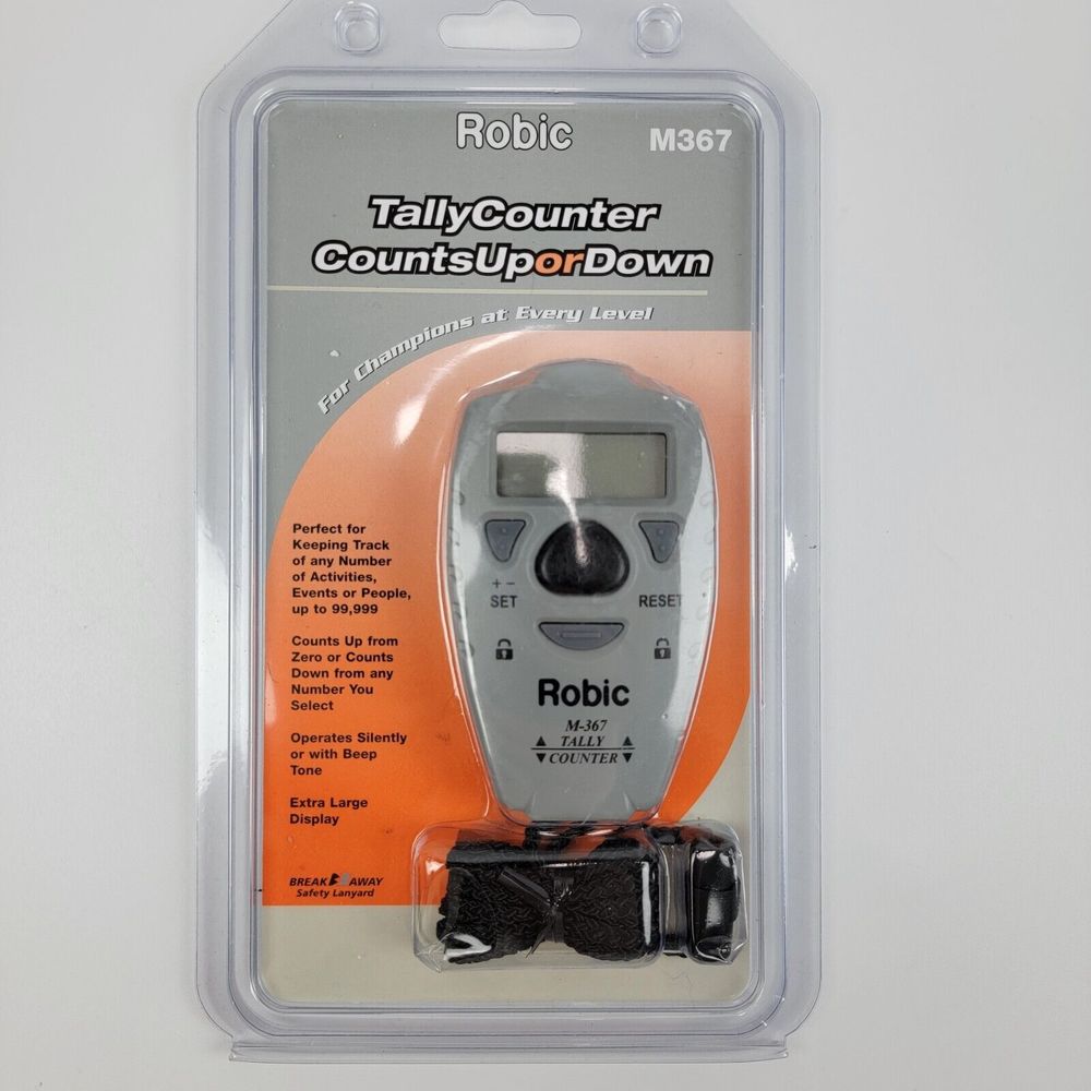 NEW Robic Tally Counter Sports Counts Up Or Down M367 MBI Corp